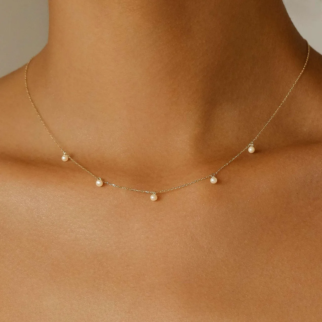 14K Gold Peace Lover Choker