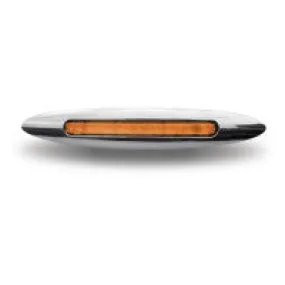 4.5" Slim Clear Amber LED Marker Light