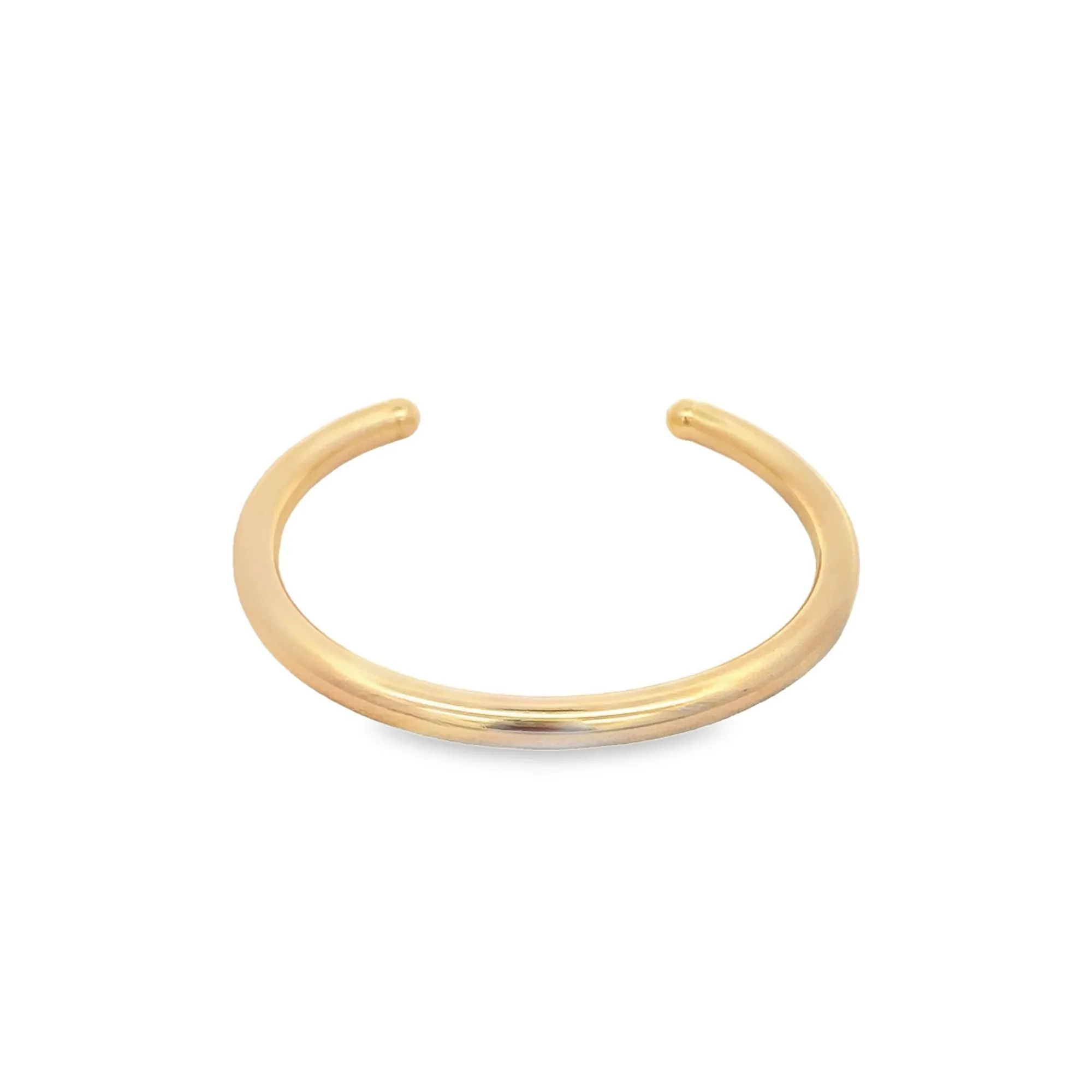 4mm Rounded Wrist Cuff Bangle (B38)