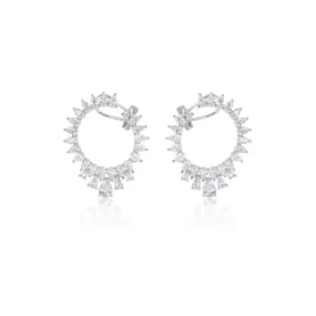 5A Cubic Zircon Earrings for Wedding, CZ Stud Earring for Bride, Women Girl Birthday Party Jewelry CE11890