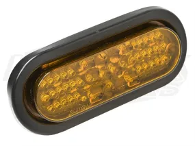 6" Oval Vantage LED Tail Light Red