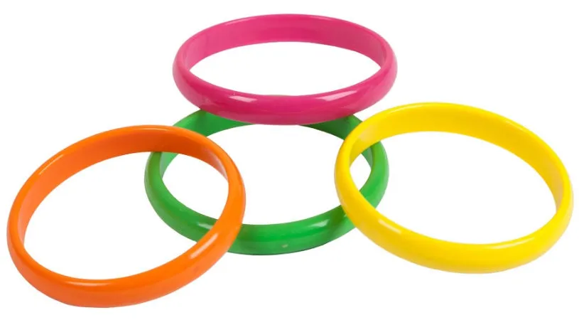 80s Neon Bracelets Retro Costume Accessory
