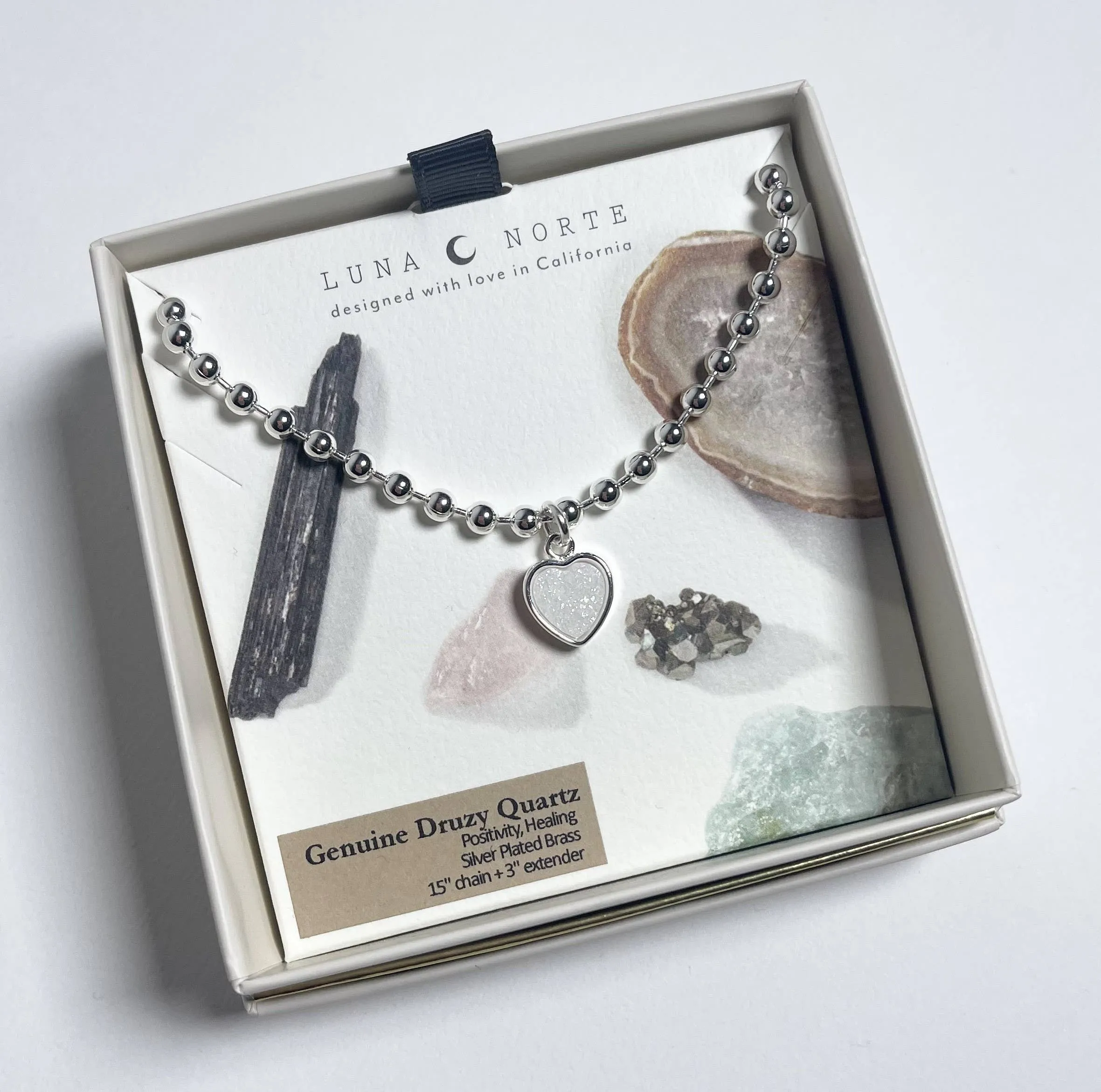 Accelerated Heart Ball Chain Necklace