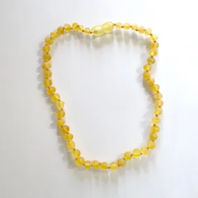 Amber Baby Necklace - Raw Lemon