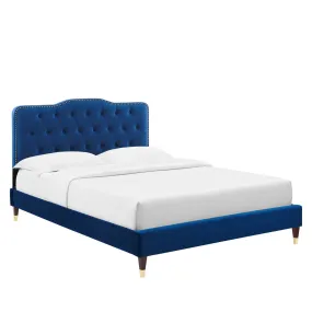 Amber Full Platform Bed By Modway - MOD-6782 - Navy