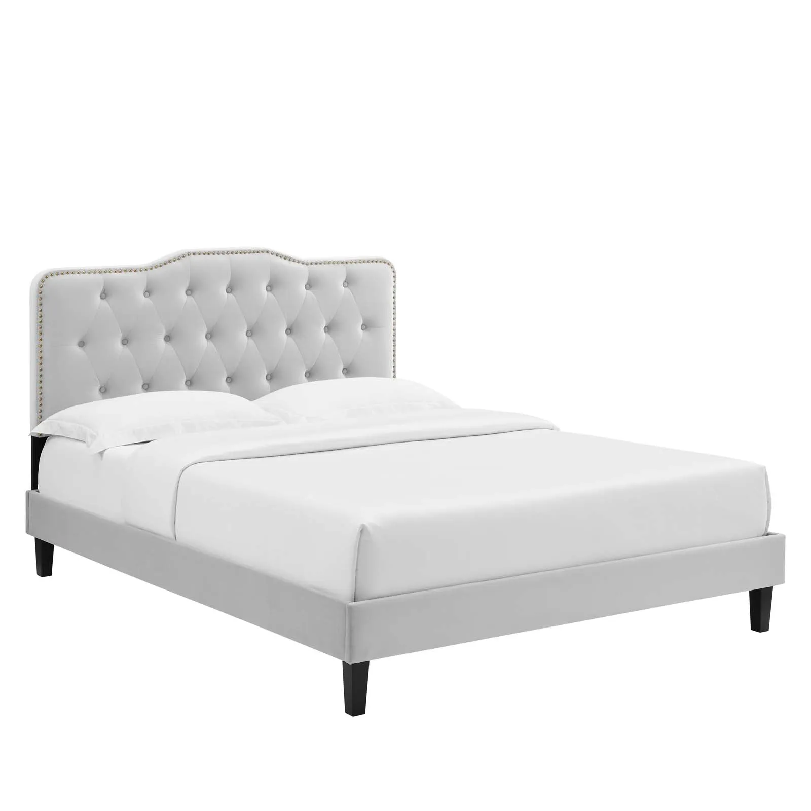 Amber Full Platform Bed By Modway - MOD-6783 - Light Gray