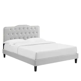 Amber Full Platform Bed By Modway - MOD-6783 - Light Gray