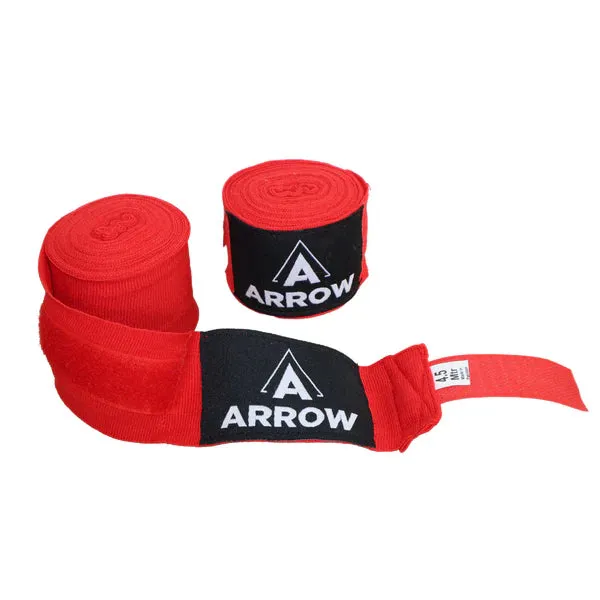 ARROW® Boxing Training Kit 16oz and Red Wraps