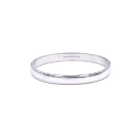 Ashley Gold Stainless Steel Solid Bangle Bracelet