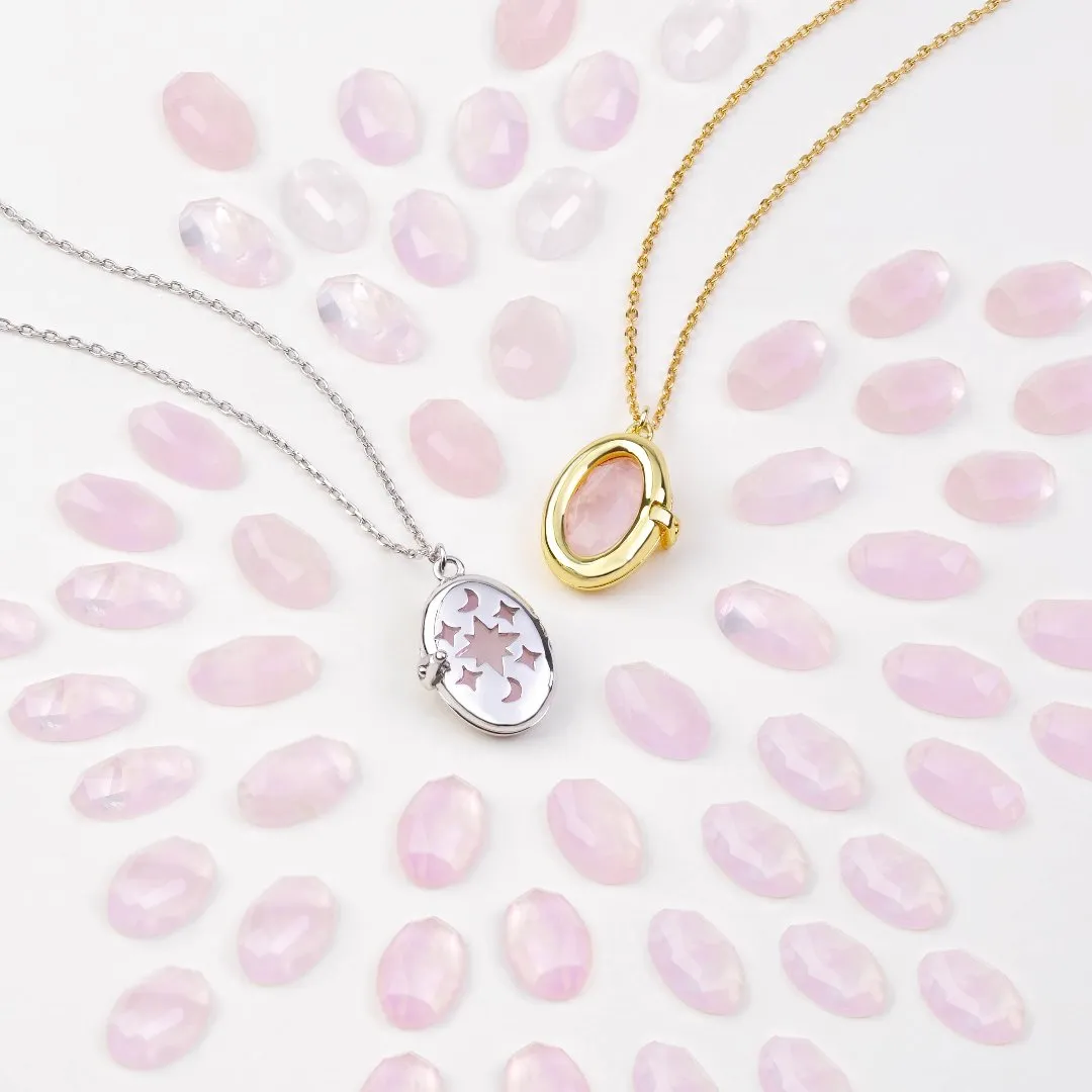 Aura Rose Quartz Gemstone