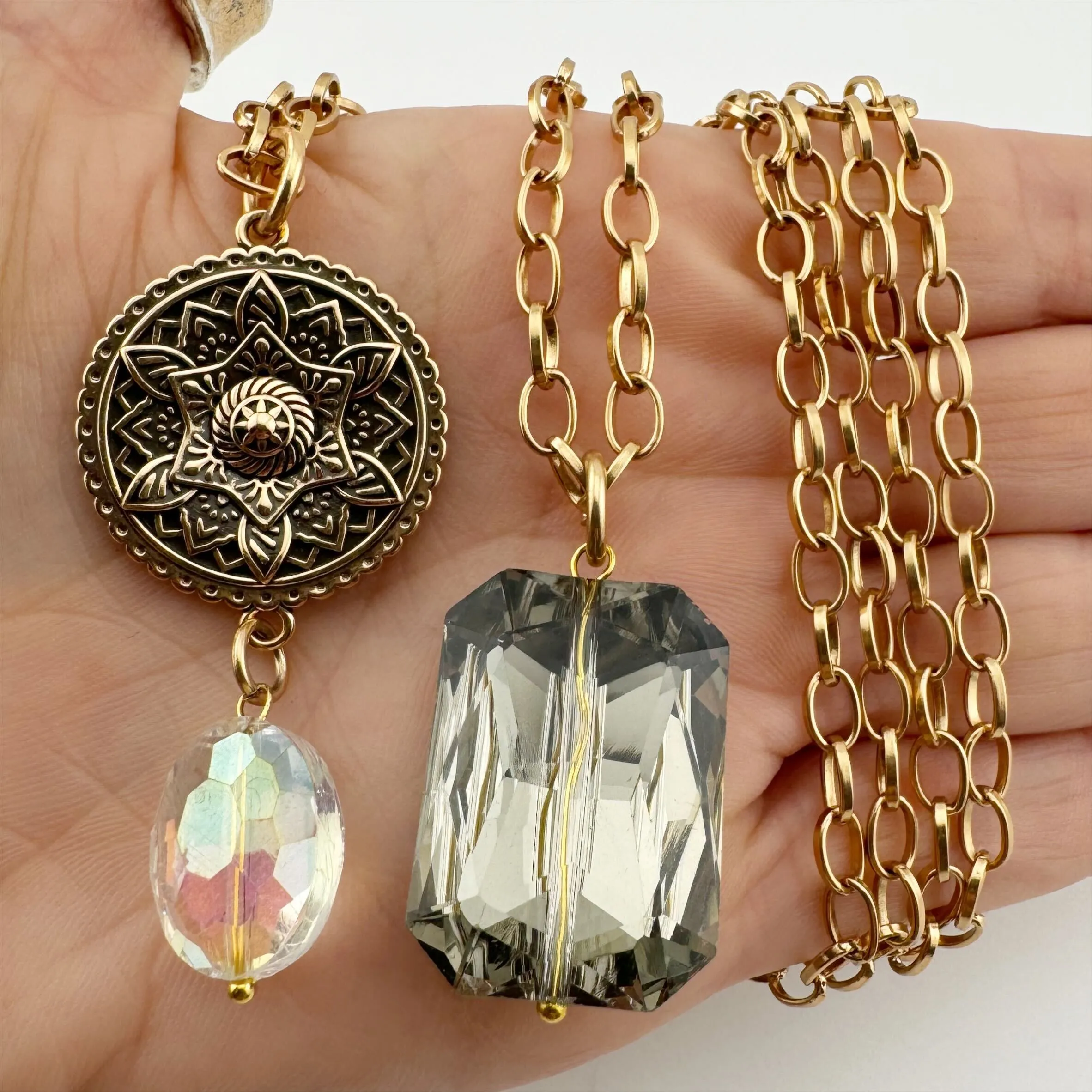 BLESSED GUIDED LOVED | MANDALA | Original Necklace