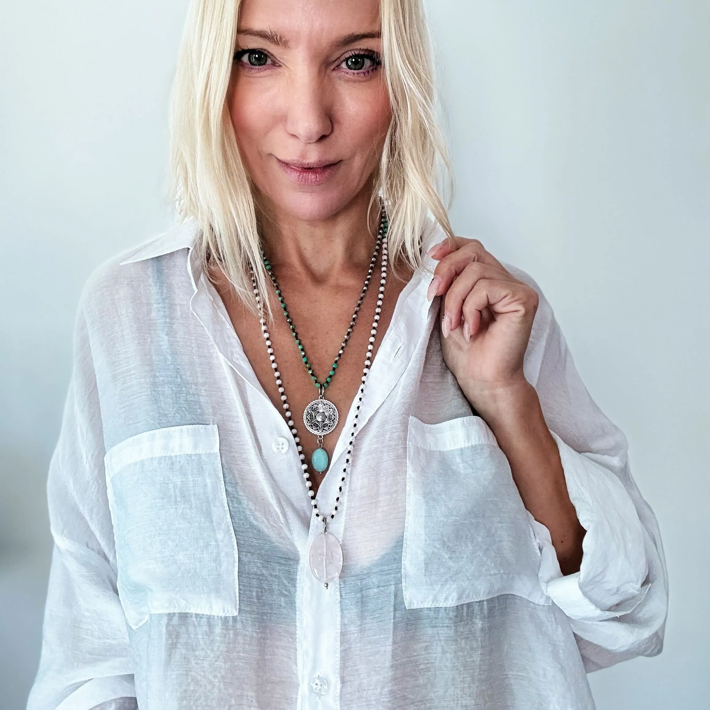 BLESSED GUIDED LOVED | MANDALA | Original Necklace