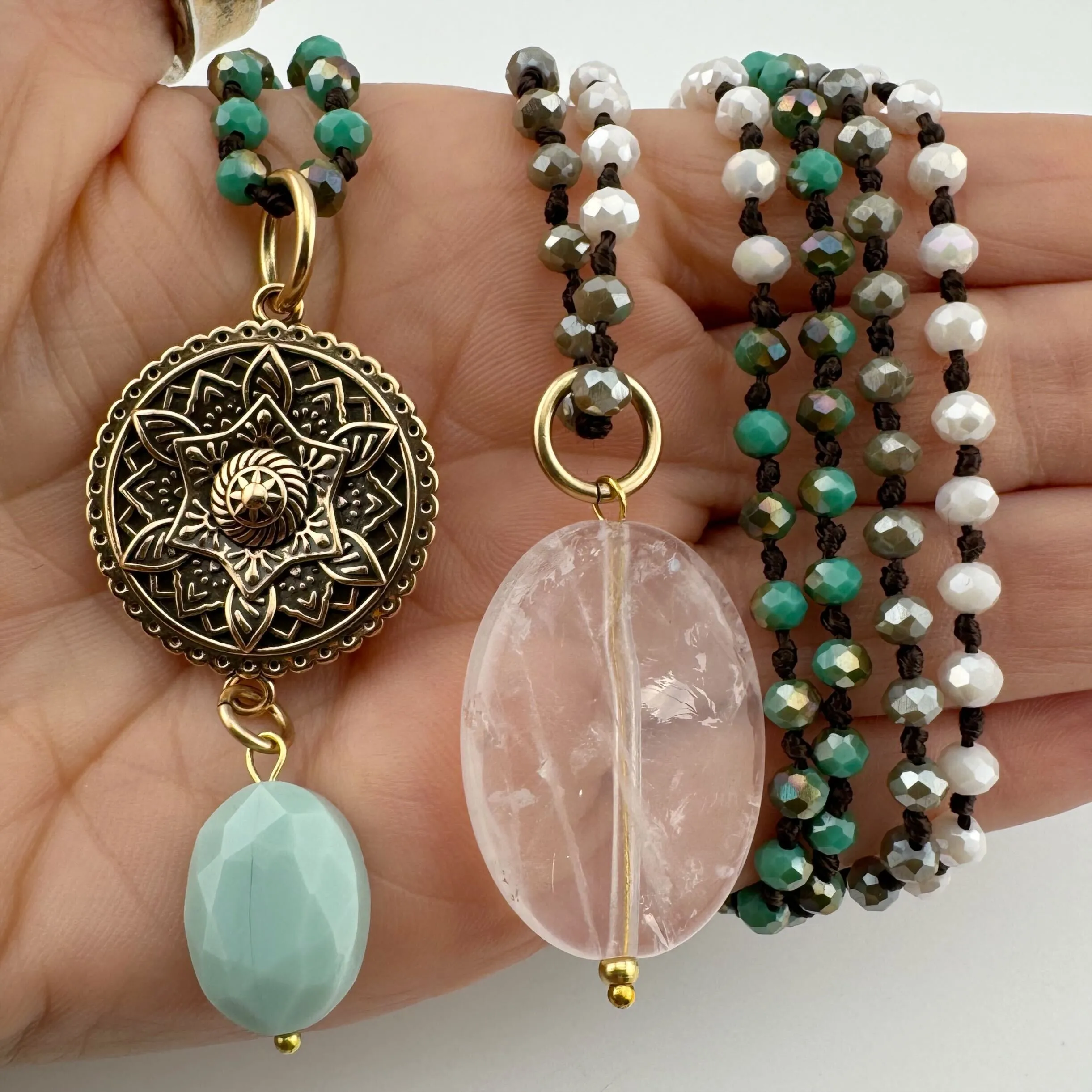 BLESSED GUIDED LOVED | MANDALA | Original Necklace