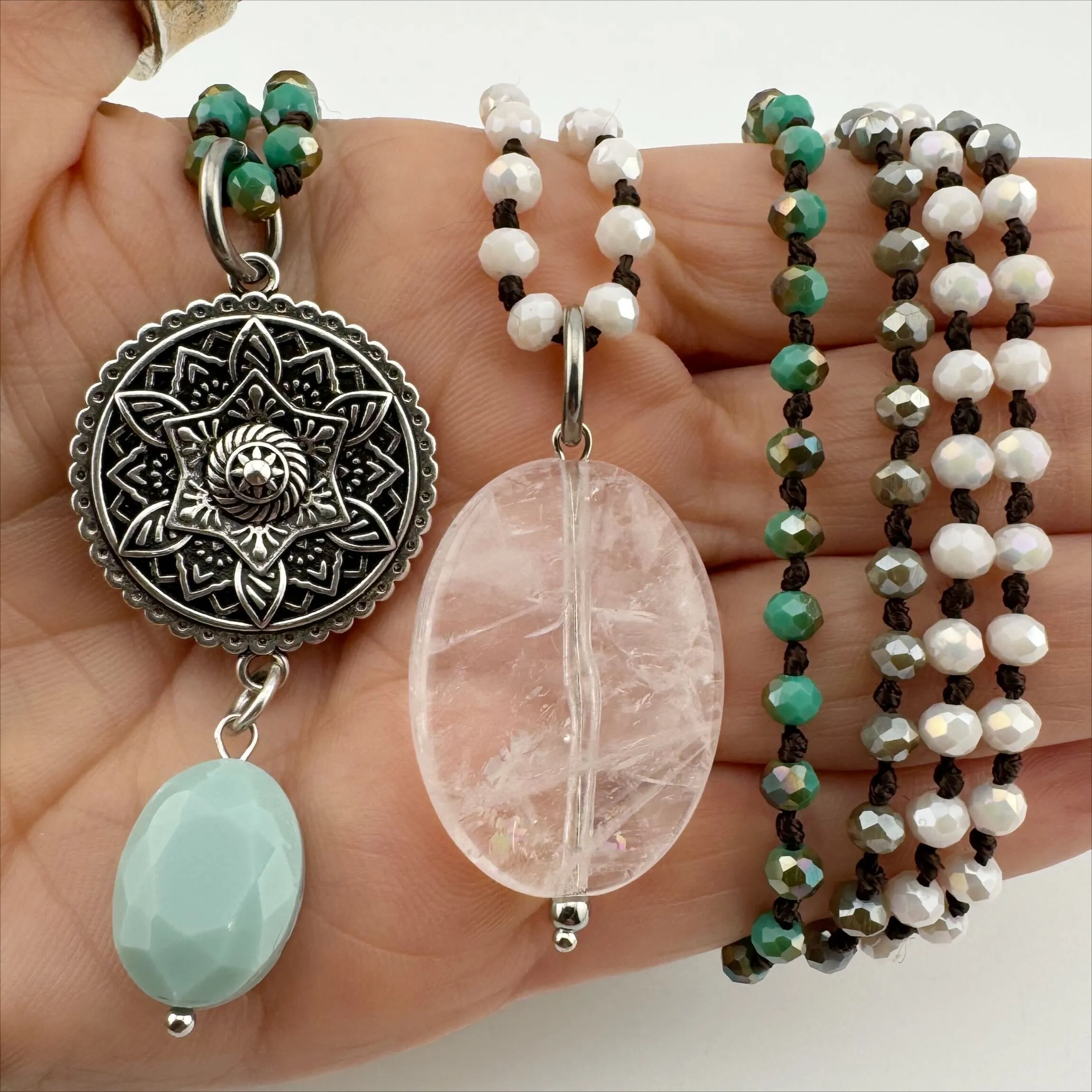 BLESSED GUIDED LOVED | MANDALA | Original Necklace