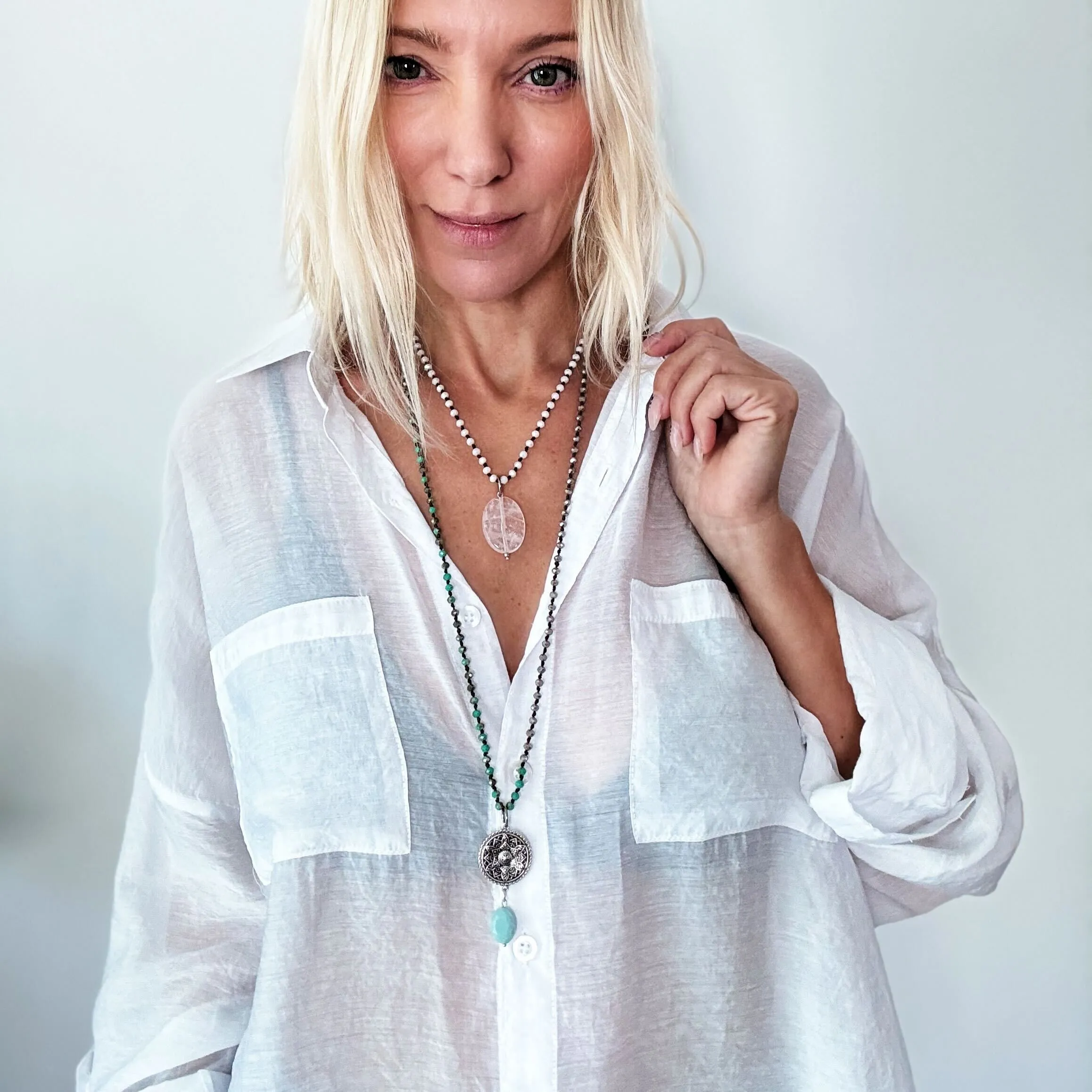 BLESSED GUIDED LOVED | MANDALA | Original Necklace