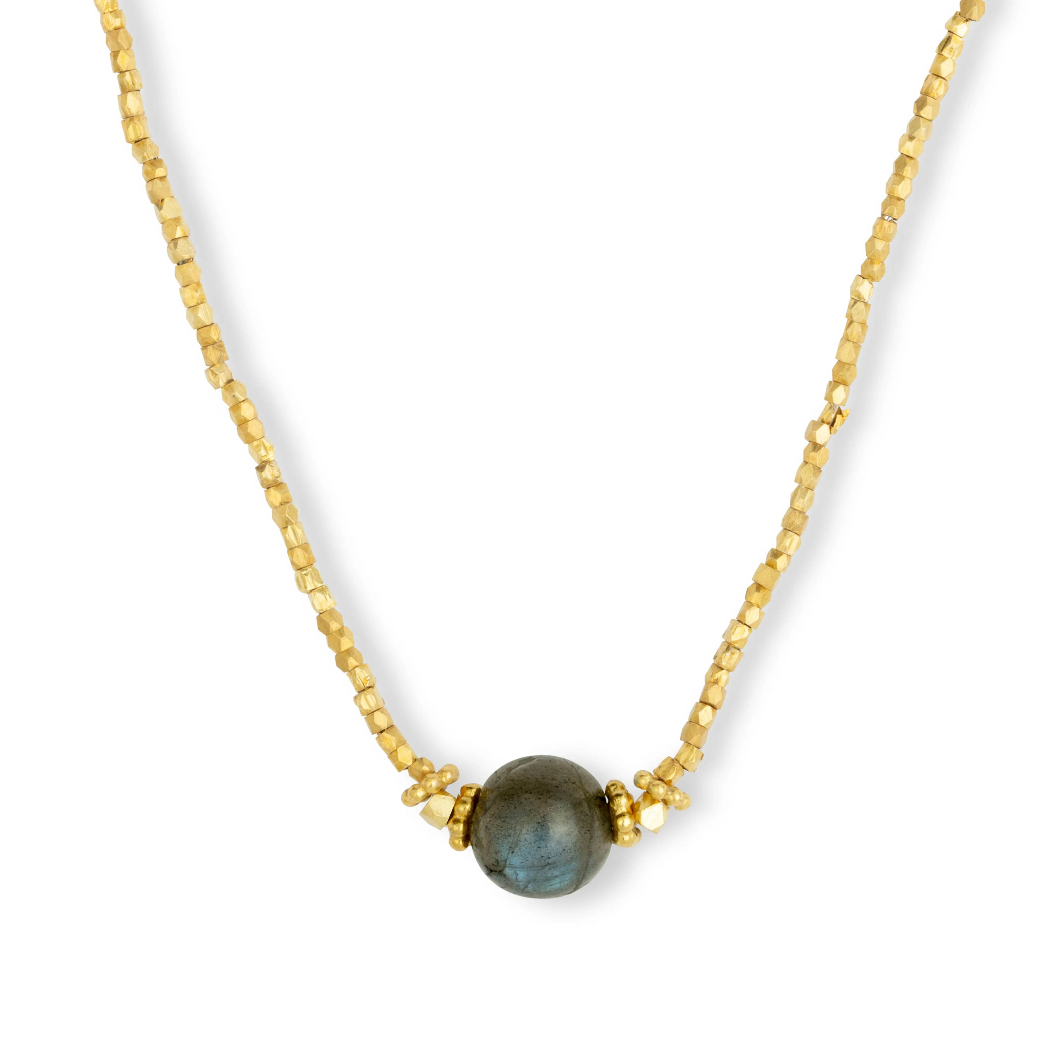 Bluebell Choker Necklace Labradorite