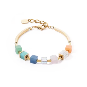 Bracelet Precious Statement Cubes multicolour-gentle
