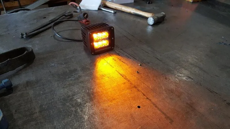 Cali Raised LED 18W Amber 3 X 2 LED Pod
