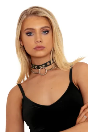 Chain Reaction Eyelet Choker