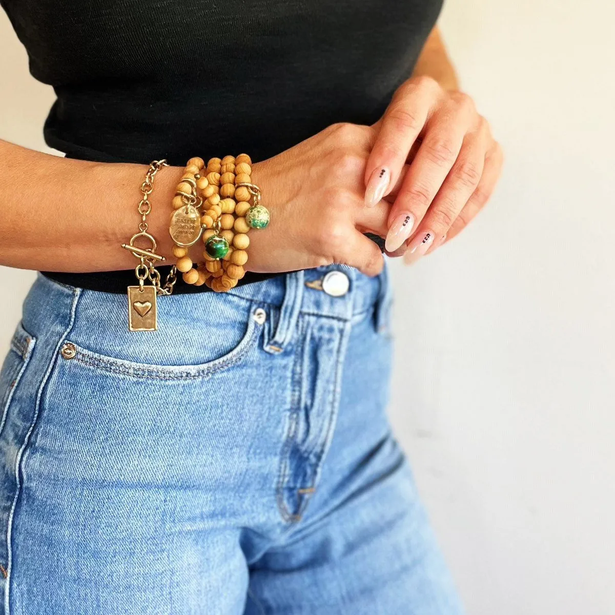 CHOOSE YOUR MESSAGE | RECTANGLE | Chain Bracelet
