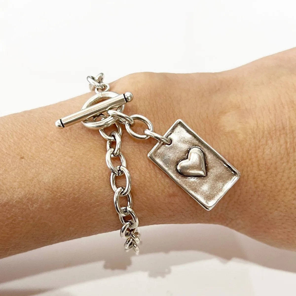 CHOOSE YOUR MESSAGE | RECTANGLE | Chain Bracelet