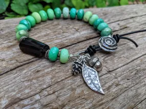 Chrysoprase Woodland Bracelet