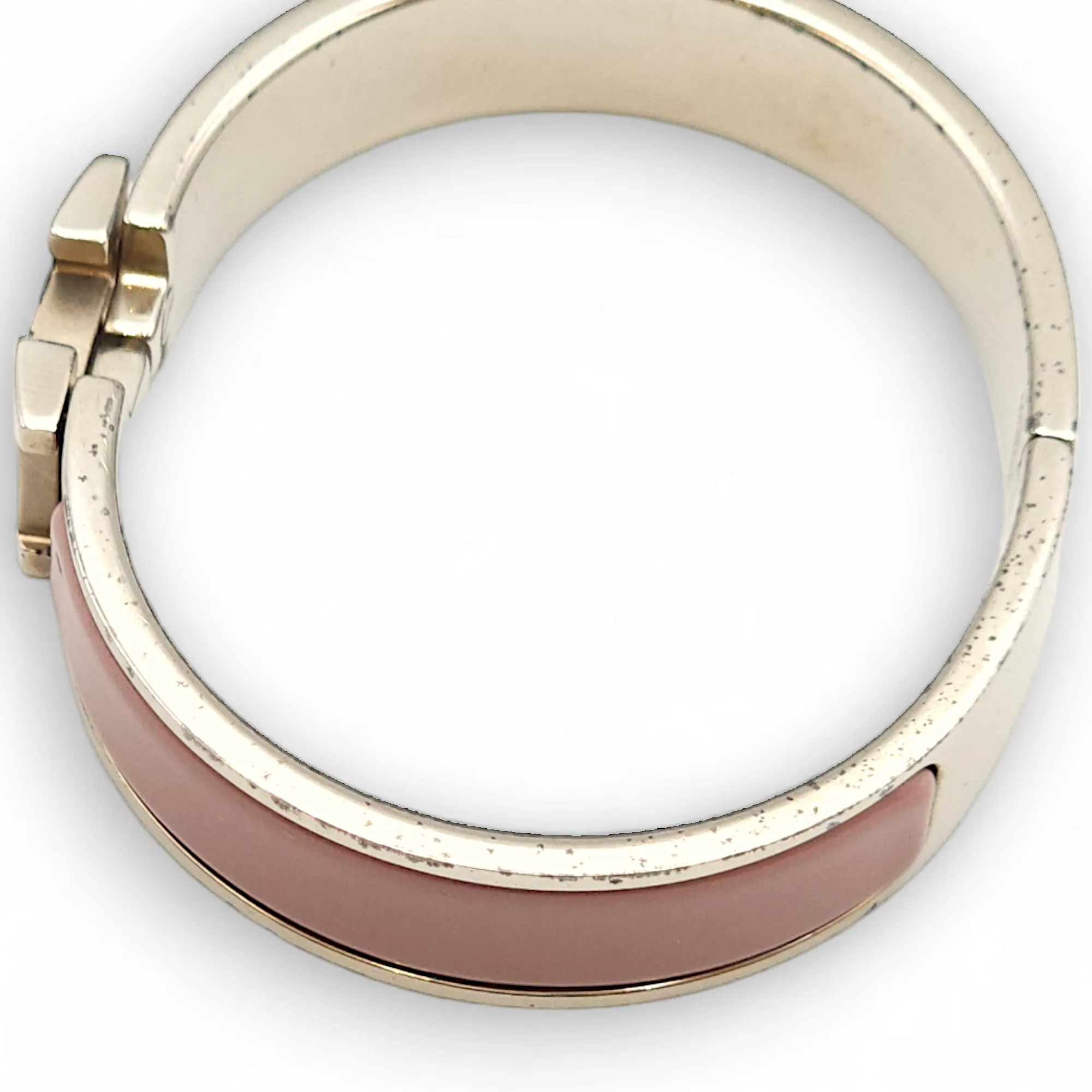 Clic H Purple Bracelet in Enamel, Palladium hardware