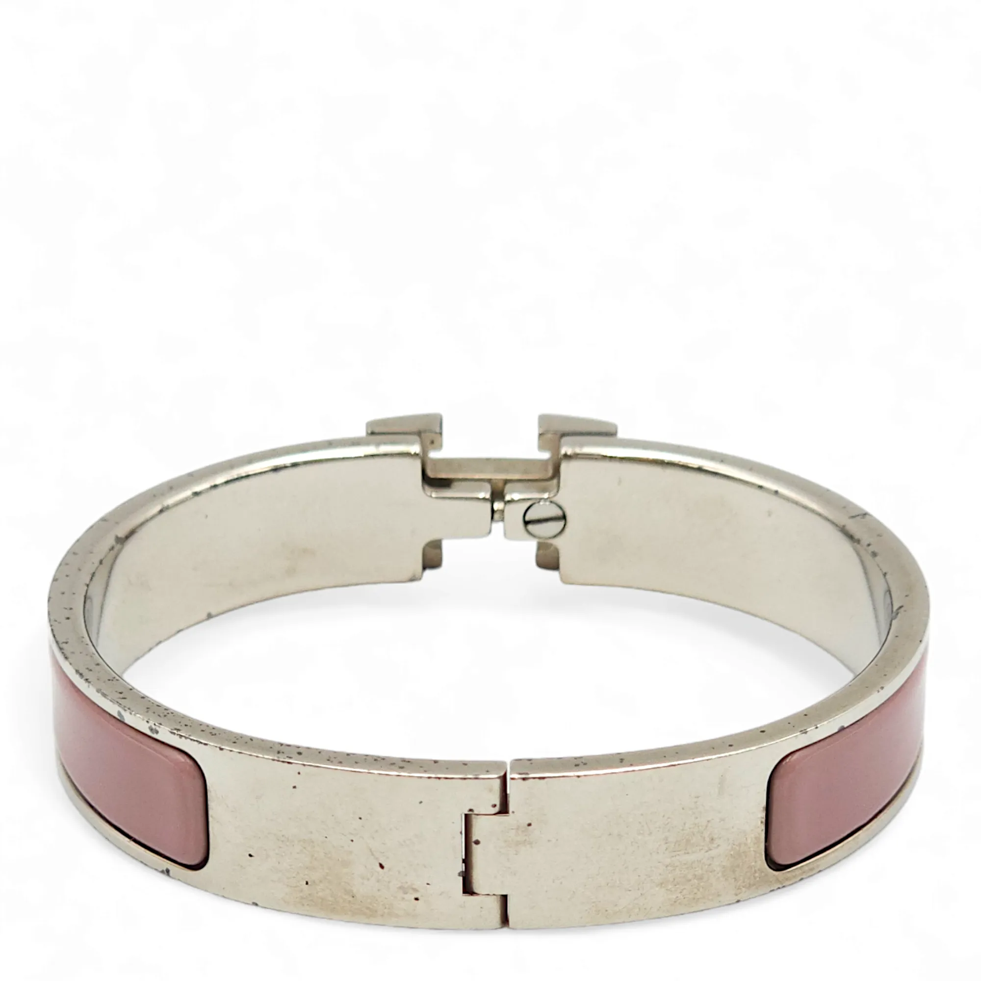 Clic H Purple Bracelet in Enamel, Palladium hardware