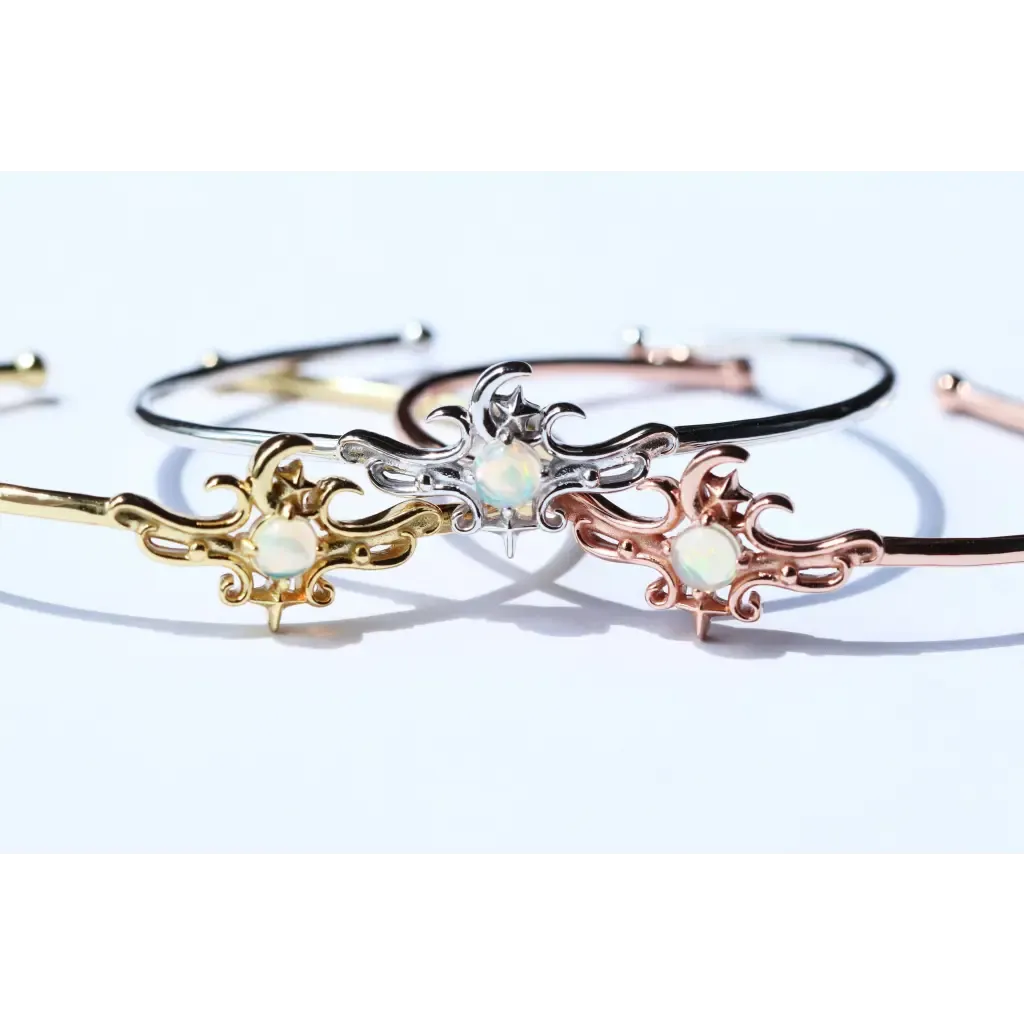 Cosmos Bangles - Rose Gold