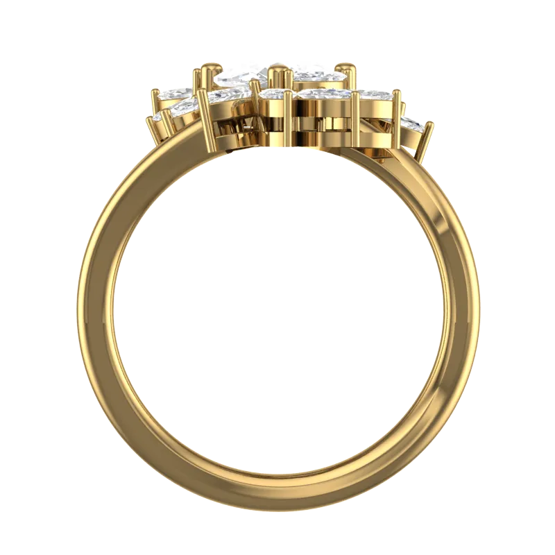 Cubic Zirconia Engagement Ring- Customer Designed Style 6361