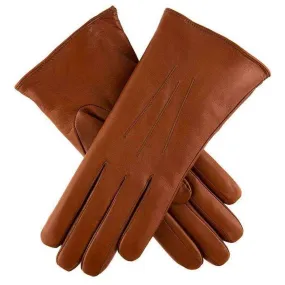 Dents Ripley Leather Gloves - Cognac Brown/Brown