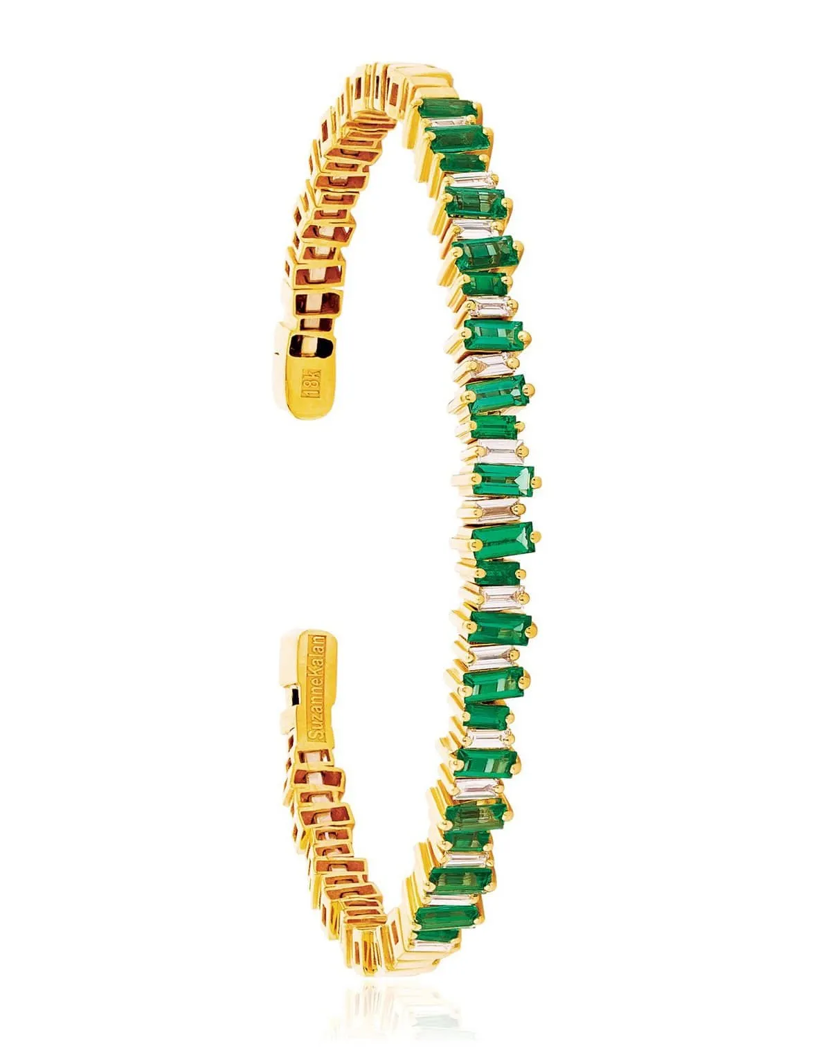 Emerald Baguette Bracelet