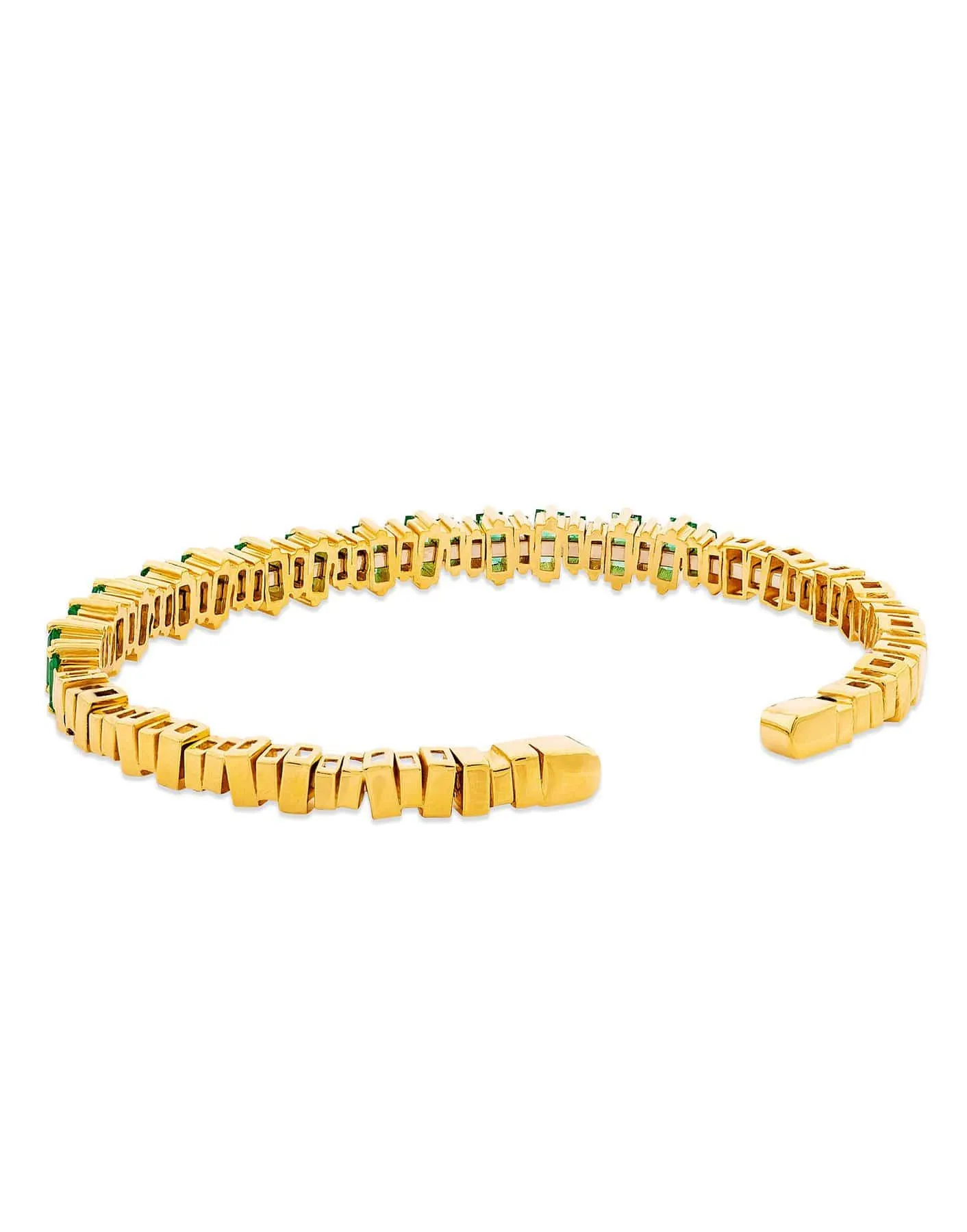 Emerald Baguette Bracelet