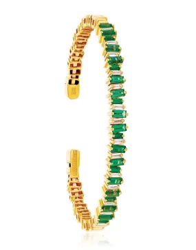 Emerald Baguette Bracelet