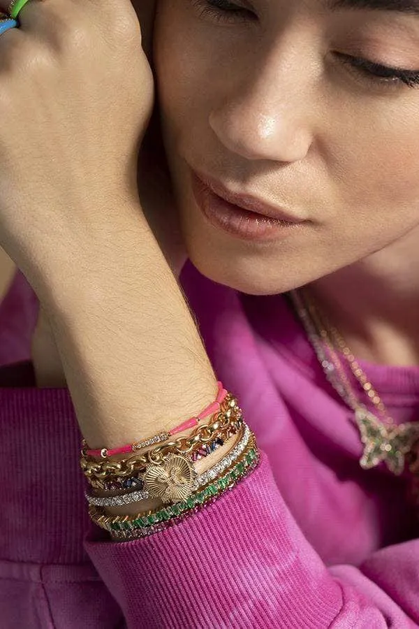 Emerald Baguette Bracelet