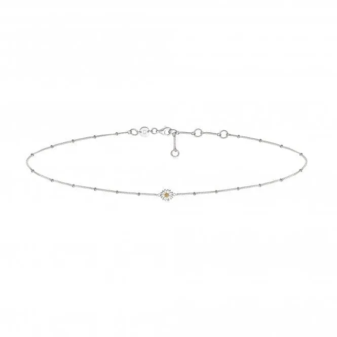 English Daisy Bobble Choker Necklace N2033