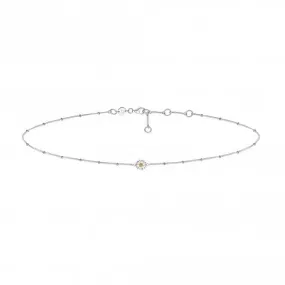 English Daisy Bobble Choker Necklace N2033
