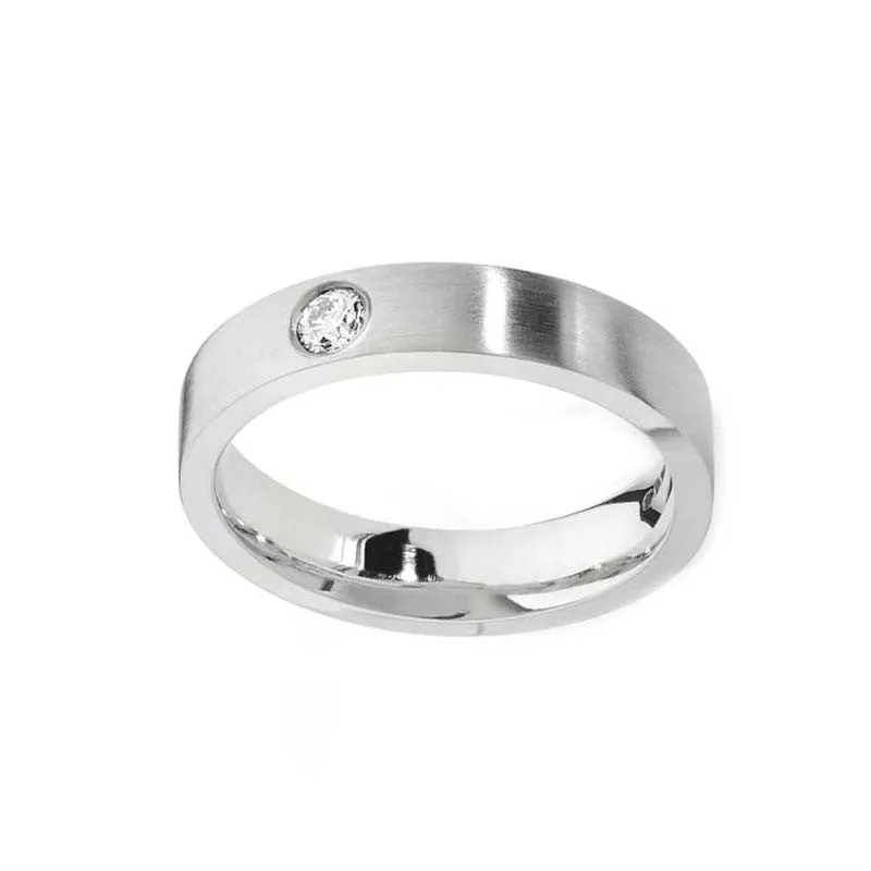 Flush Set Diamond Band in Gold Ring