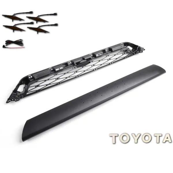 Front Grill With Light for Toyota 4Runner TRD Pro 2014-2019