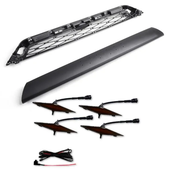 Front Grill With Light for Toyota 4Runner TRD Pro 2014-2019