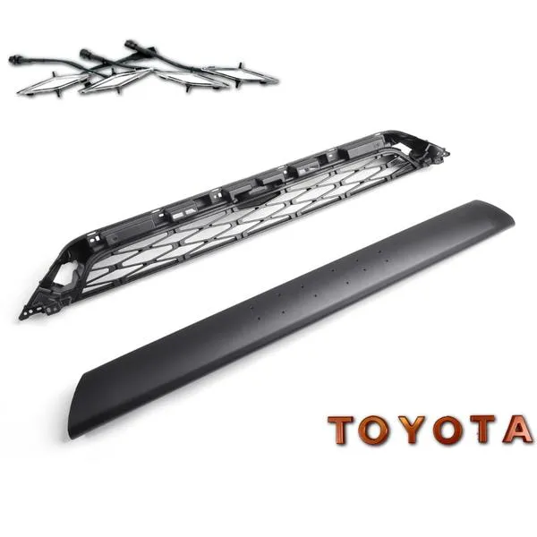 Front Grill With Light for Toyota 4Runner TRD Pro 2014-2019