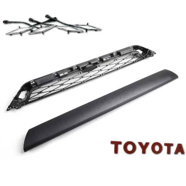 Front Grill With Light for Toyota 4Runner TRD Pro 2014-2019
