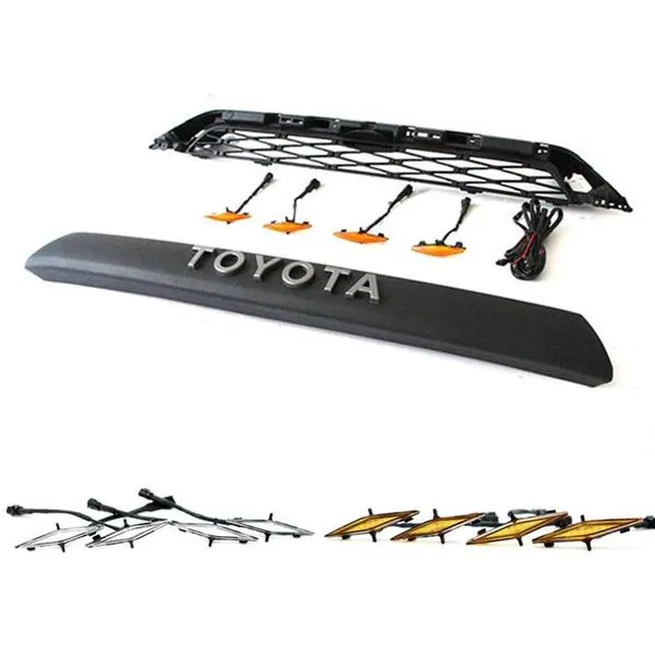 Front Grill With Light for Toyota 4Runner TRD Pro 2014-2019
