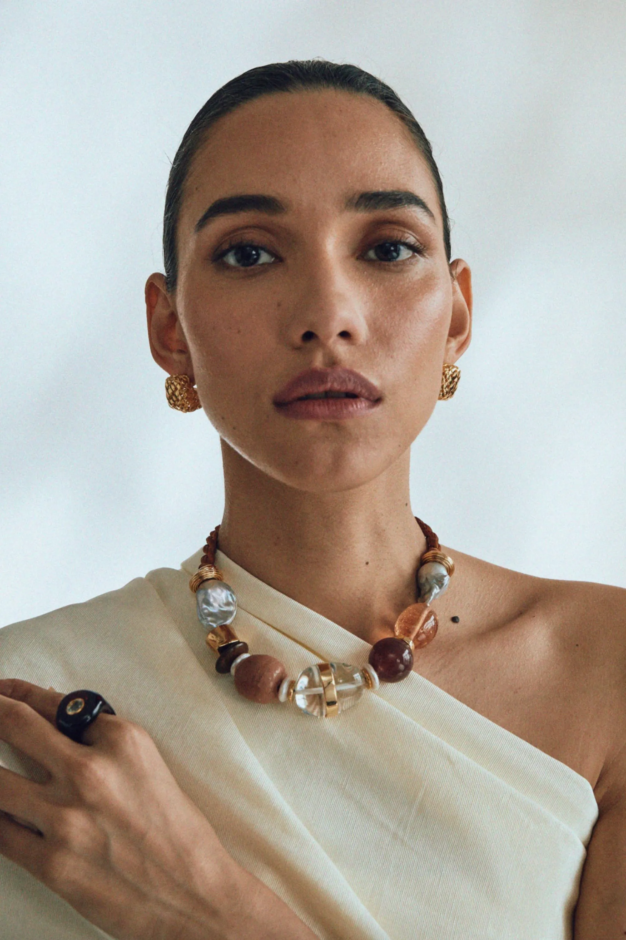 Glass Beach Necklace, Terra