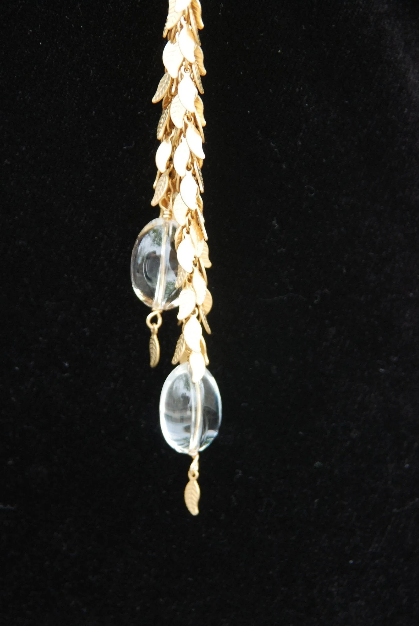 Gold or Silver Leaf Lariat