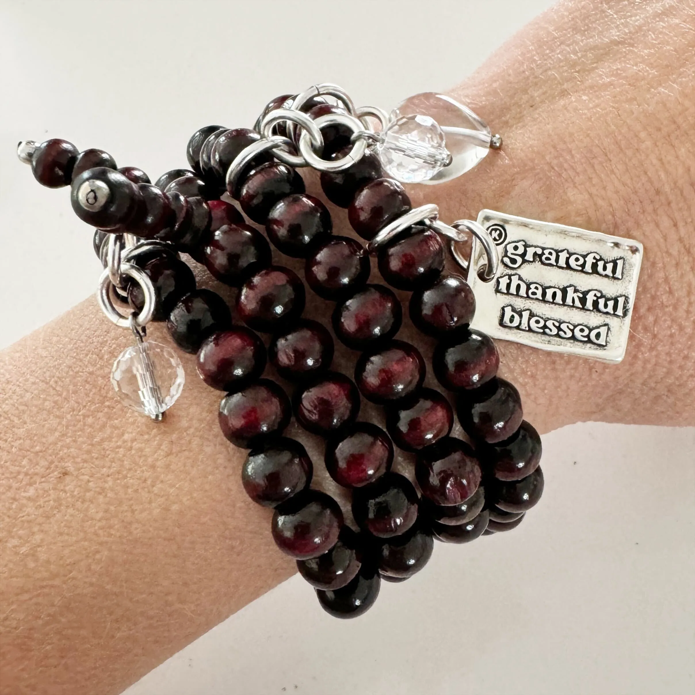 GRATEFUL THANKFUL BLESSED | Boho Layering Bundle