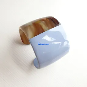 Handmade Bracelet J17610, Sources as Natural Buffalo Horn and Lacquer