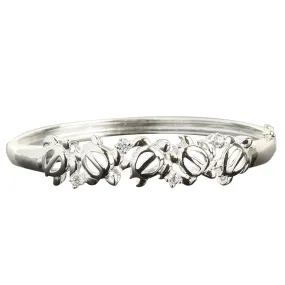Hawaiian Jewelry 5 Honu Open Bangle