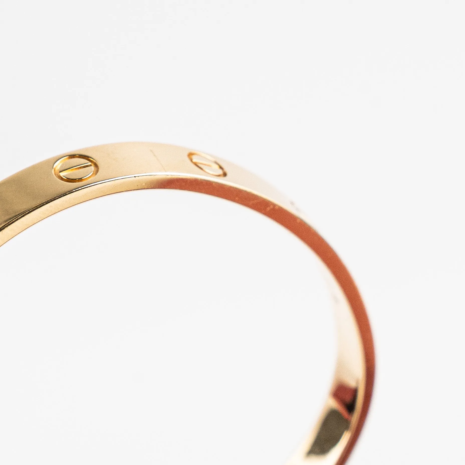 Hold BCCartier Love Bracelet Size 17 Yellow Gold
