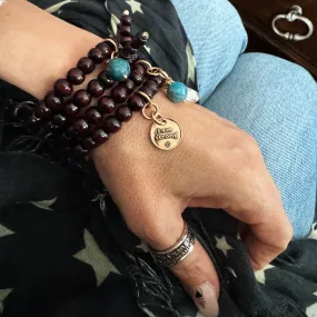 I AM STRONG | HEART | Wood Boho Wrap